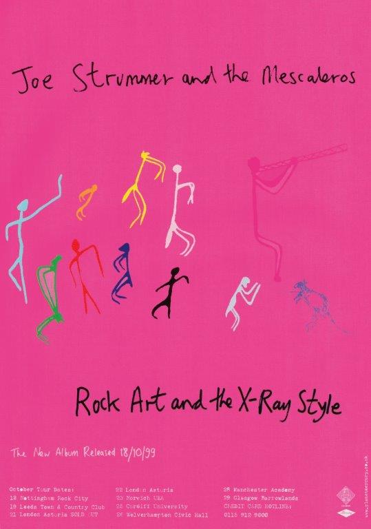 JOE STRUMMER & THE MACABROS Rock Art The XRay Style Poster prints4u