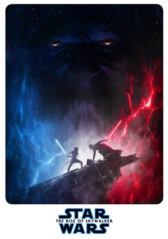 A4 A3 A2 A1 A0 SIZES STAR WARS THE RISE OF SKYWALKER TEXTLESS POSTER ART PRINT 