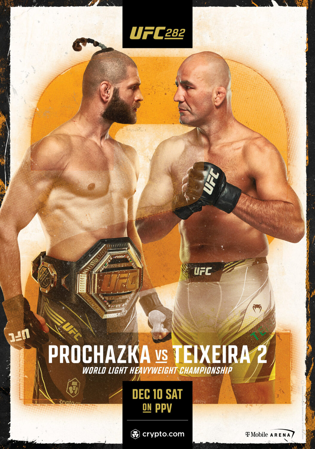 UFC 282 Jiří Procházka vs. Glover Teixeira 2 December MMA 2022 Fight Poster
