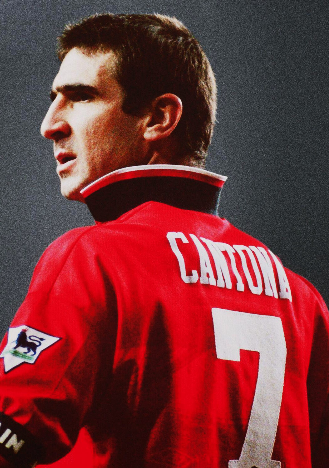 ERIC CANTONA Manchester United Legend Footballer Poster