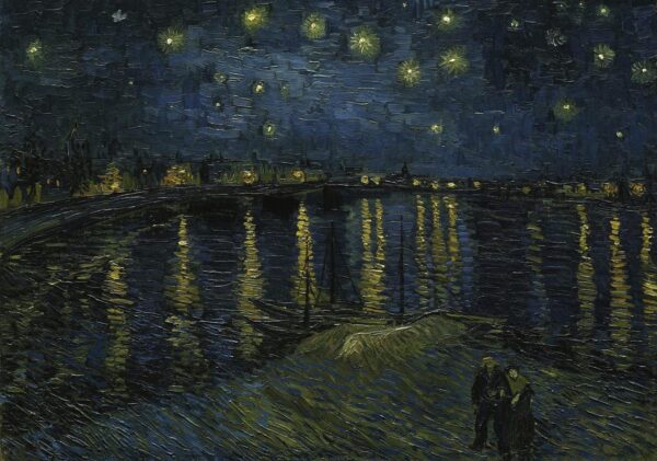 VINCENT VAN GOGH Starry Night Over the Rhône Poster Print