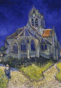 VINCENT VAN GOGH The Church at Auvers Poster Print