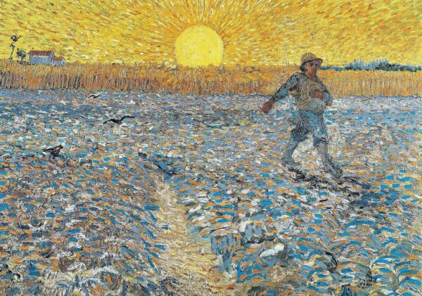 VINCENT VAN GOGH Sower at Sunset Poster Print
