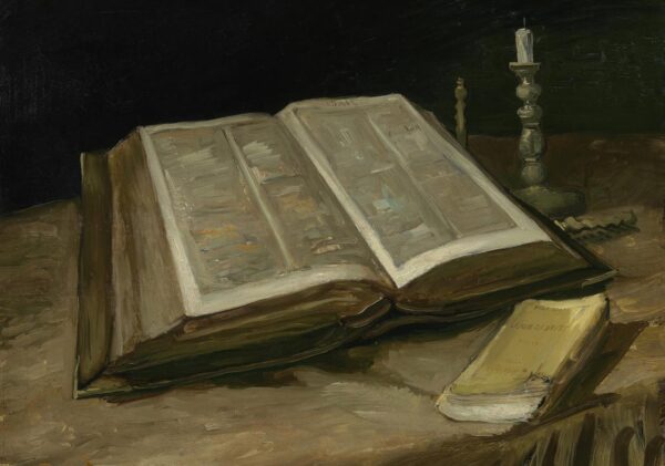 VINCENT VAN GOGH Still Life with Bible Poster Print