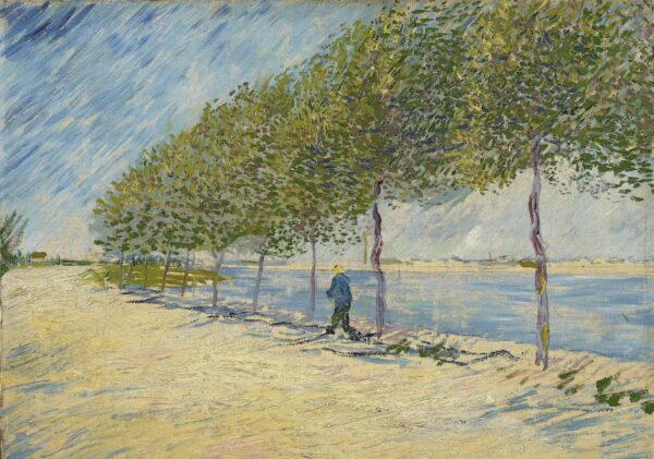 VINCENT VAN GOGH Along the Seine Poster Print