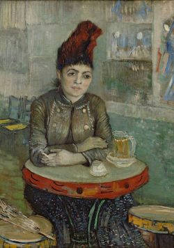 VINCENT VAN GOGH Agostina Sagatori Sitting in the Cafe du Tambourin Poster Print