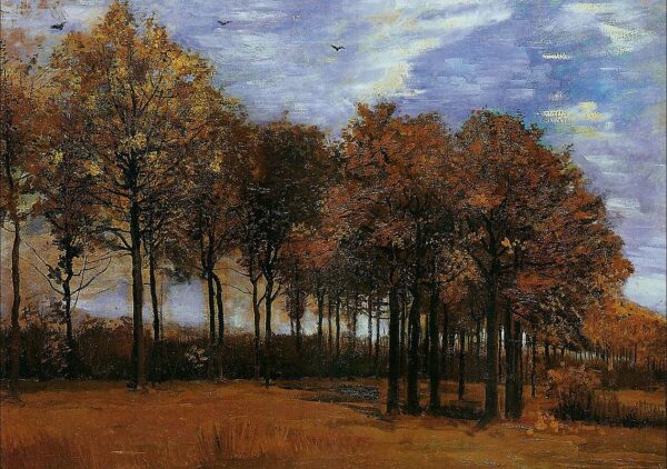 VINCENT VAN GOGH Autumn Landscape Poster Print