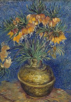 VINCENT VAN GOGH Crown Imperials in a Copper Vase Poster Print