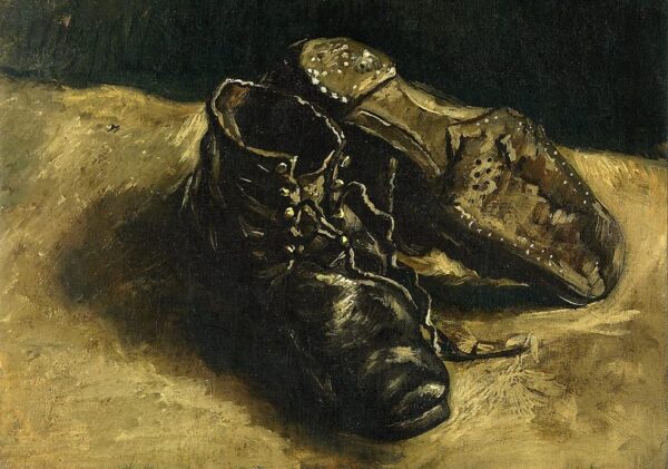VINCENT VAN GOGH A Pair of Shoes Poster Print