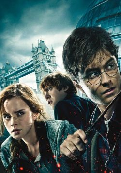 Harry Potter & the Deathly Hallows; Part I Hermione, Ron & Harry London Poster Print