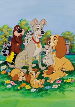 LADY & THE TRAMP Poster Print