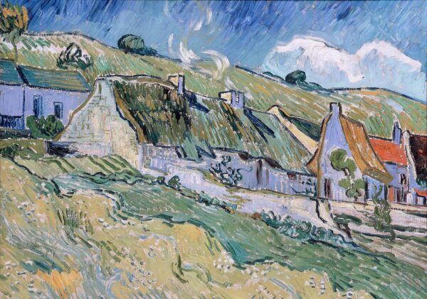 VINCENT VAN GOGH A Group of Cottages Poster Print