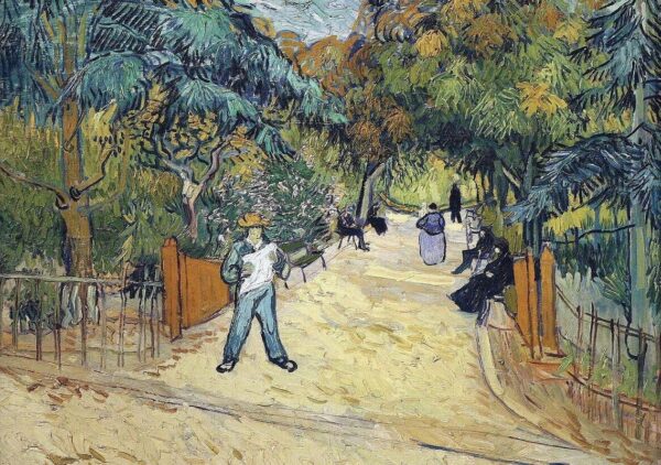 VINCENT VAN GOGH Entrance to the Public Garden in Arles Poster Print