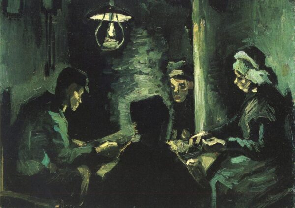 VINCENT VAN GOGH Four Peasants at a Meal Poster Print