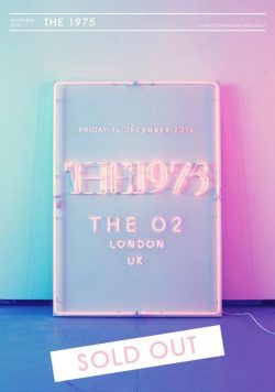 THE 1975 London The O2 Arena - December 16th 2016 Poster Print