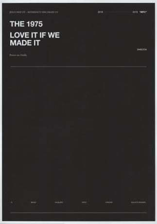 THE 1975 Give Yourself A Try Poster Print