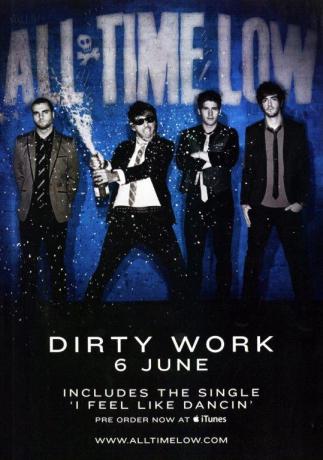 ALL TIME LOW Dirty Work Poster Print