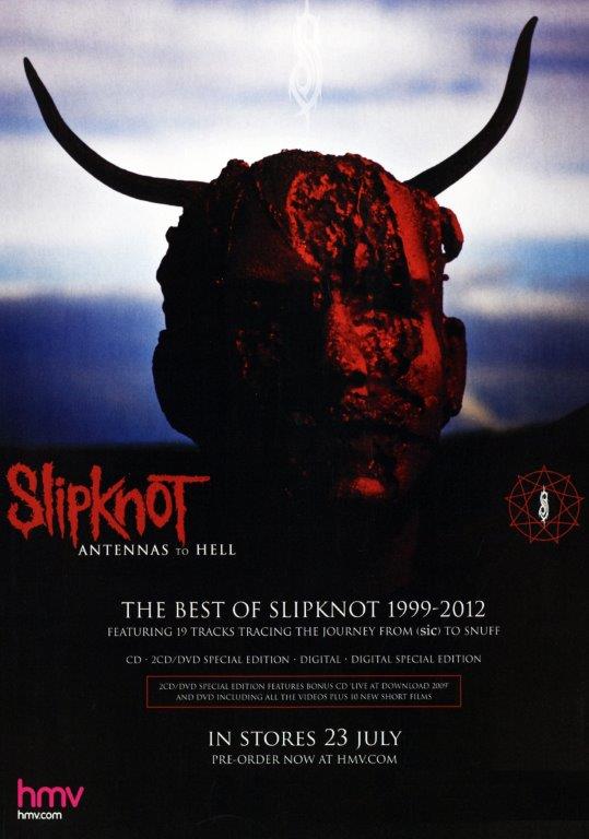 SLIPKNOT Atennas To Hell Poster
