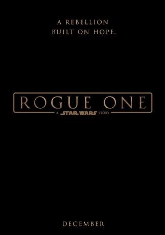 STAR WARS; ROGUE ONE Movie Poster Print
