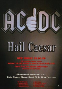 AC/DC Hail Caesar Poster Print