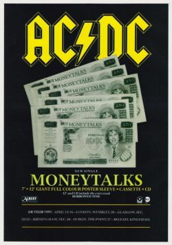 AC/DC MoneyTalks Poster Print