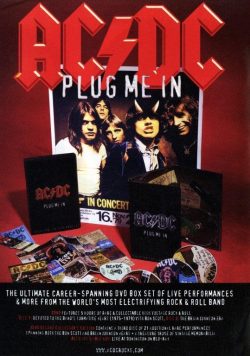 AC/DC Plug Me In Poster Print