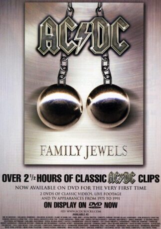 AC/DC Family Jewels Poster Print - prints4u