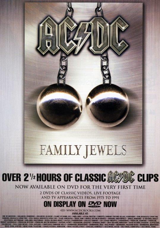 AC/DC Family Jewels Poster Print - prints4u