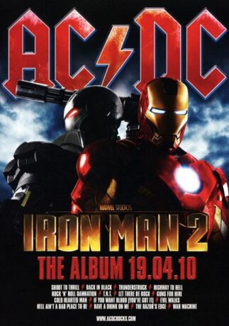 AC/DC Iron Man 2 Poster