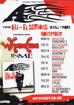 A (Band) Hi-Fi Serious 2018 UK Tour Poster Print