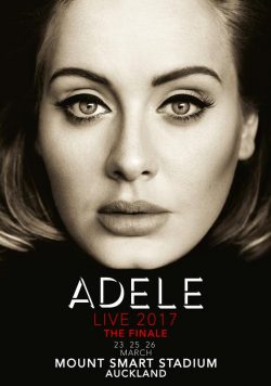 ADELE Live 2017 The Finale Mount Smart Stadium Auckland Poster Print
