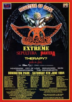 AEROSMITH Monsters Of Rock 1994 Poster Print