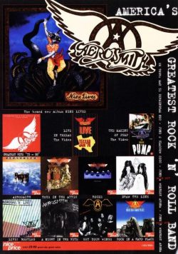 AEROSMITH Nine Lives Poster Print