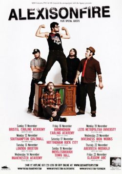 ALEXISONFIRE Crisis 2006 UK Tour Poster