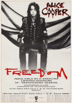 ALICE COOPER Freedom Poster Print