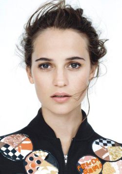 ALICIA VIKANDER Actress Poster Print
