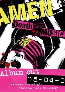 AMEN Death Before Musick Poster Print