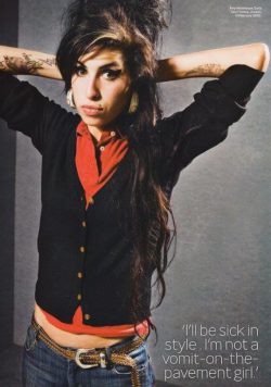 AMY WINEHOUSE Back To Black Poster Print