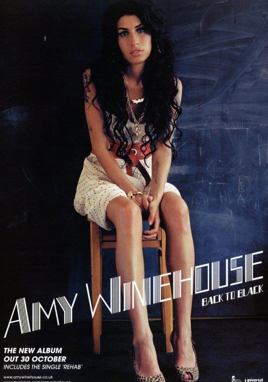 AMY WINEHOUSE Back To Black Poster