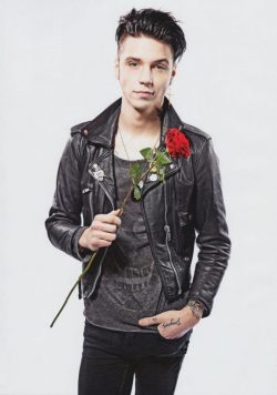 ANDY BIERSACK Black Veil Brides Poster Print