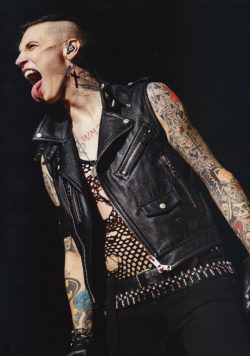 ANDY BIERSACK Black Veil Brides Poster Print
