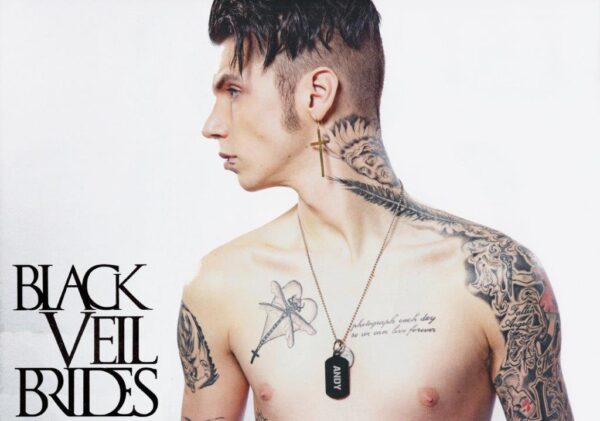 ANDY BIERSACK Black Veil Brides Poster Print