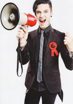 ANDY BIERSACK Black Veil Brides Poster Print