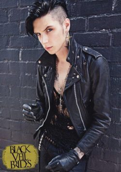 ANDY BIERSACK Black Veil Brides Poster Print