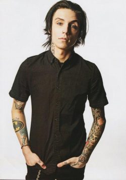 ANDY BIERSACK Black Veil Brides Poster Print