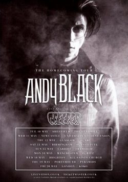 ANDY BIERSACK Homecoming 2016 UK Tour Poster Print