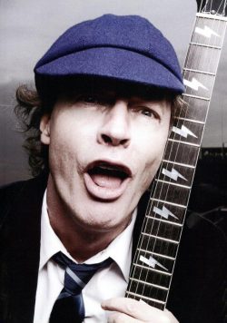 ANGUS YOUNG AC/DC Poster Print