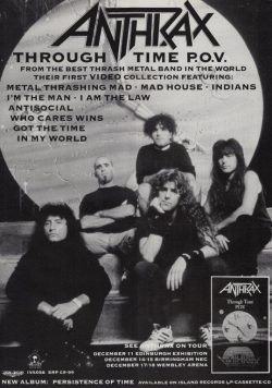 ANTHRAX Anti-Social Poster Print