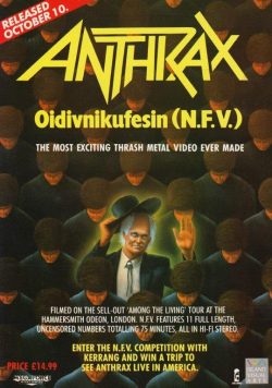 ANTHRAX N.F.V.: Oidivnikufesin Poster Print