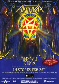 ANTHRAX For All Kings Poster Print